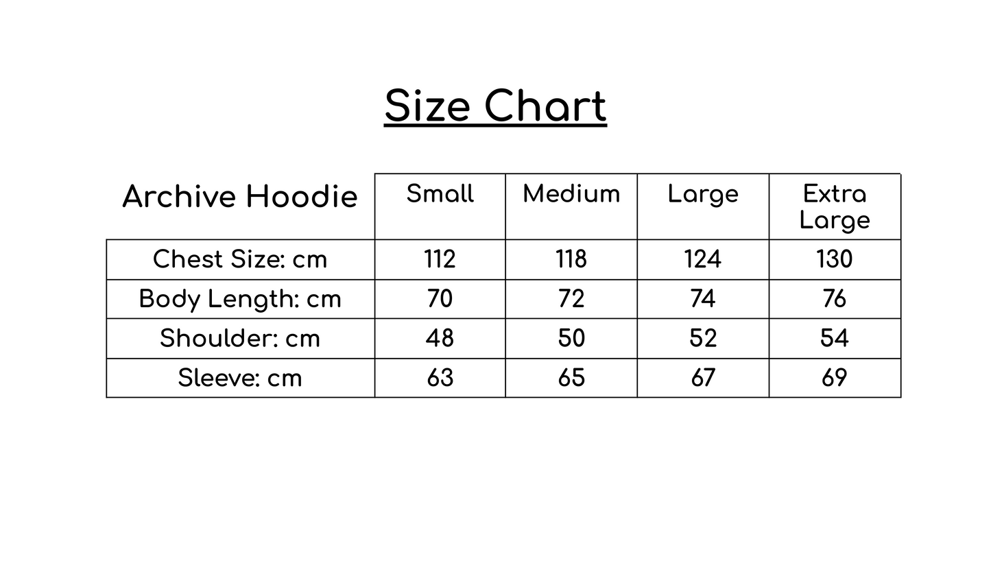 Archive Hoodie